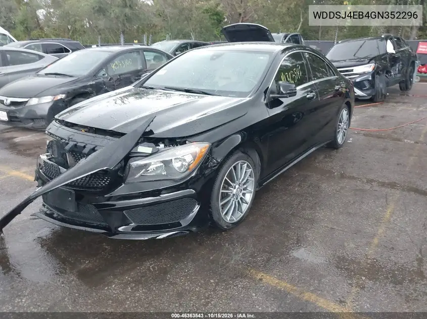 2016 MERCEDES CLA-KLASSE VIN WDDSJ4EB4GN352296 — фото 2