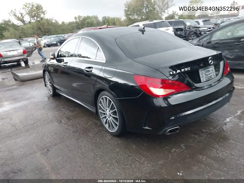2016 MERCEDES CLA-KLASSE VIN WDDSJ4EB4GN352296 — фото 3