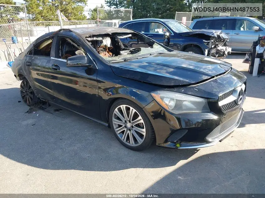 MERCEDES CLA-KLASSE 2017, VIN WDDSJ4GB6HN487553