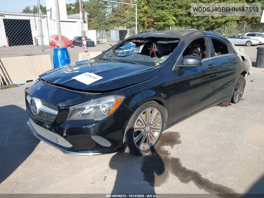 2017 MERCEDES CLA-KLASSE VIN WDDSJ4GB6HN487553 — фото 2