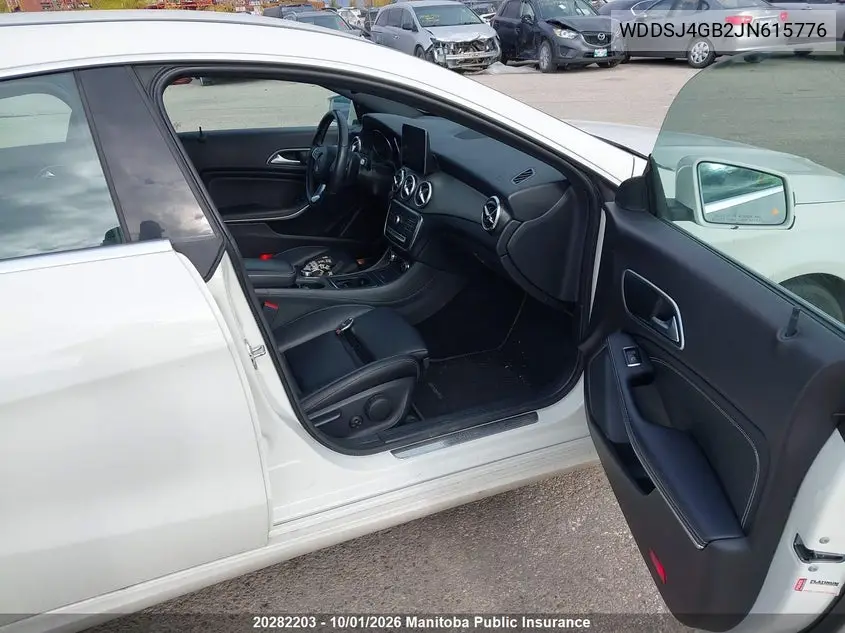 2018 MERCEDES CLA-KLASSE VIN WDDSJ4GB2JN615776 — фото 5