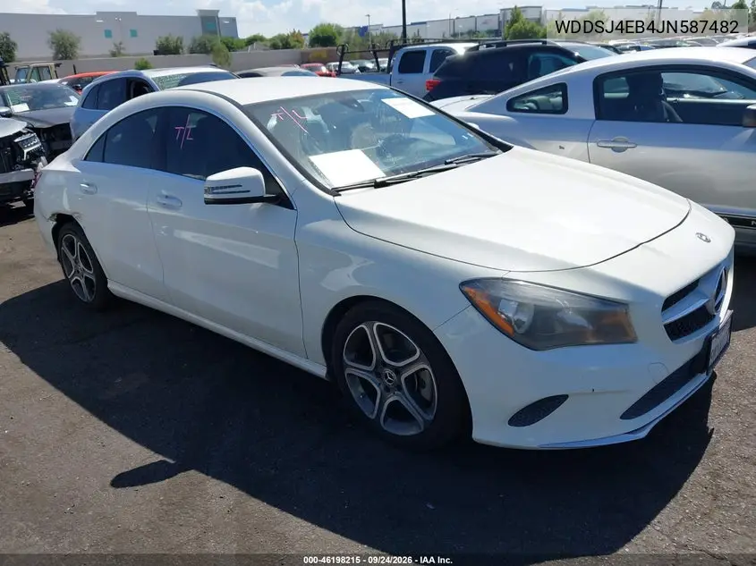 MERCEDES CLA-KLASSE 2018, VIN WDDSJ4EB4JN587482