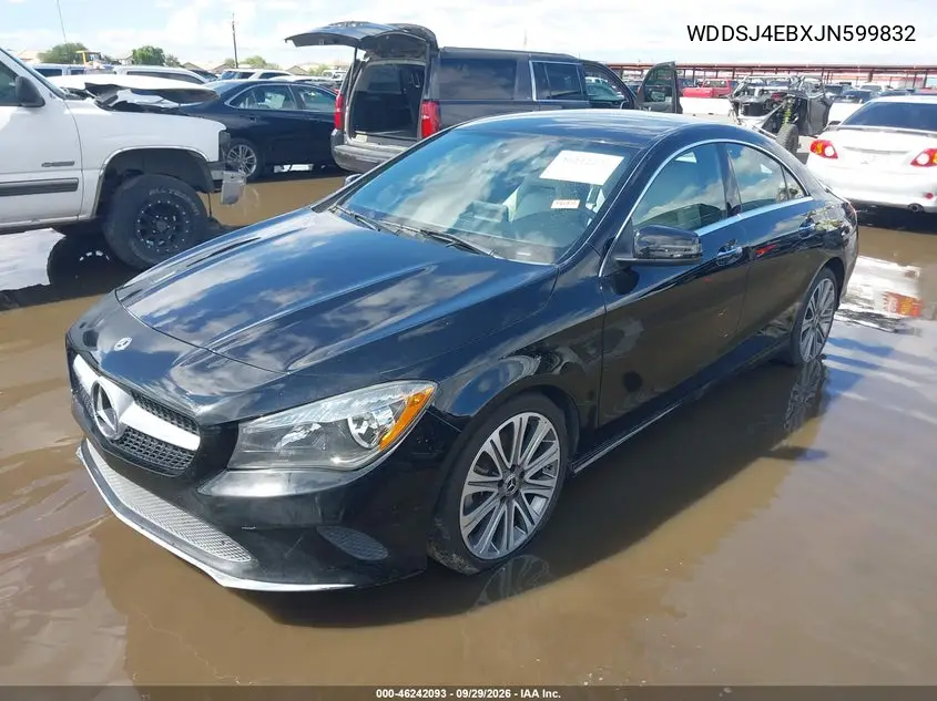 2018 MERCEDES CLA-KLASSE VIN WDDSJ4EBXJN599832 — фото 2