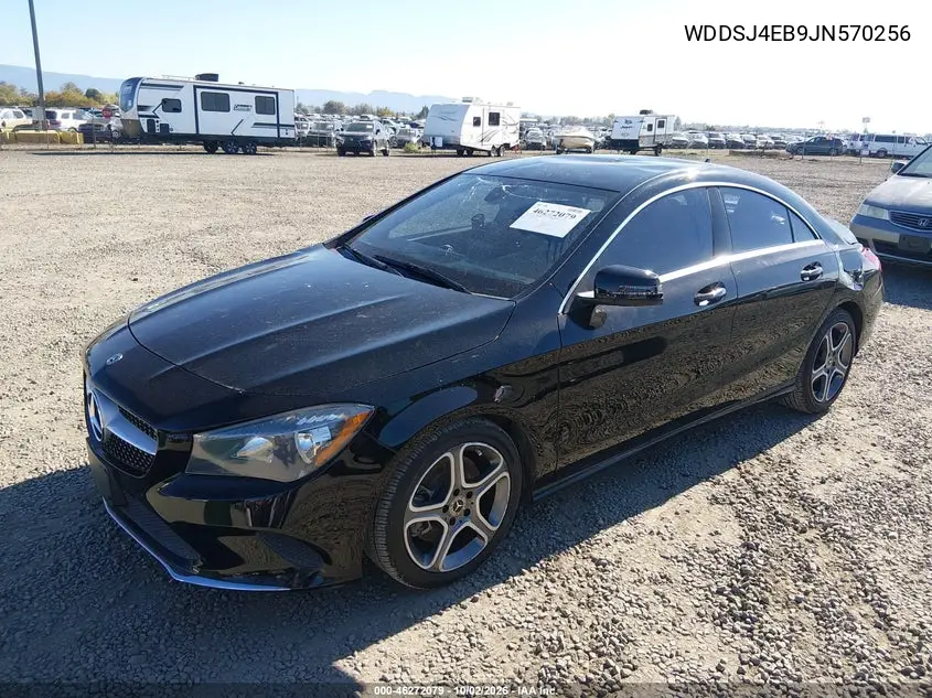 2018 MERCEDES CLA-KLASSE VIN WDDSJ4EB9JN570256 — фото 2