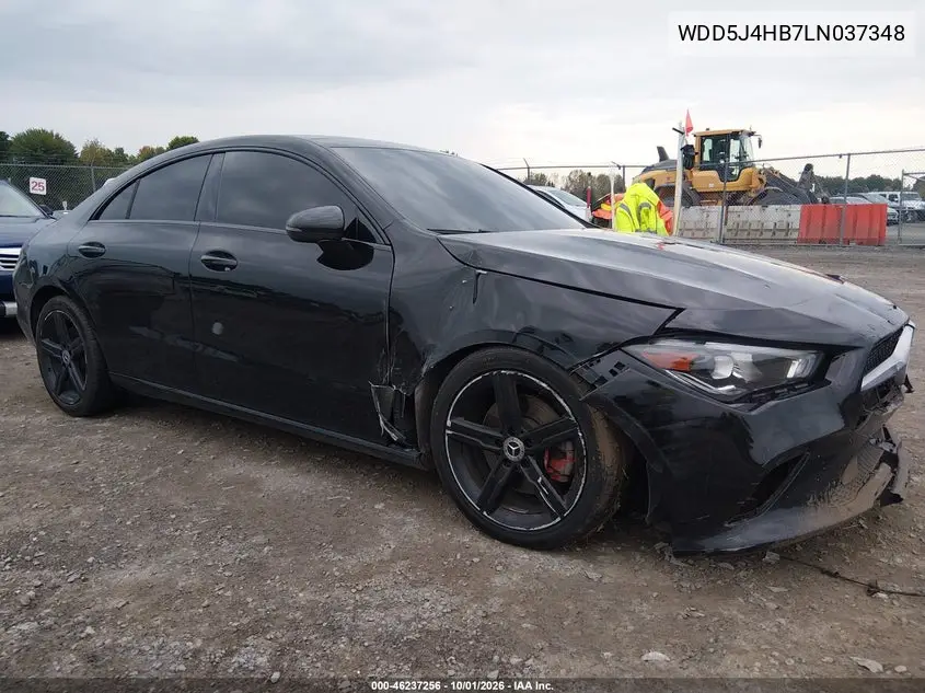 MERCEDES CLA-KLASSE 2020, VIN WDD5J4HB7LN037348