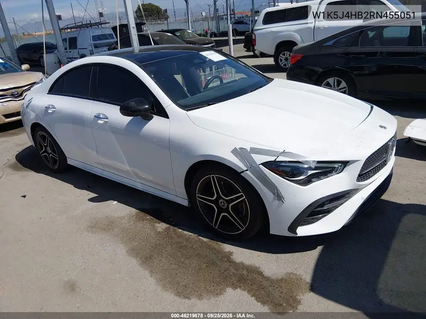 MERCEDES CLA-KLASSE 2024, VIN W1K5J4HB2RN455051