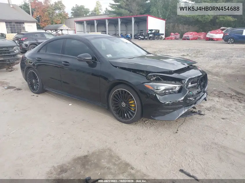 MERCEDES CLA-KLASSE 2024, VIN W1K5J4HB0RN454688