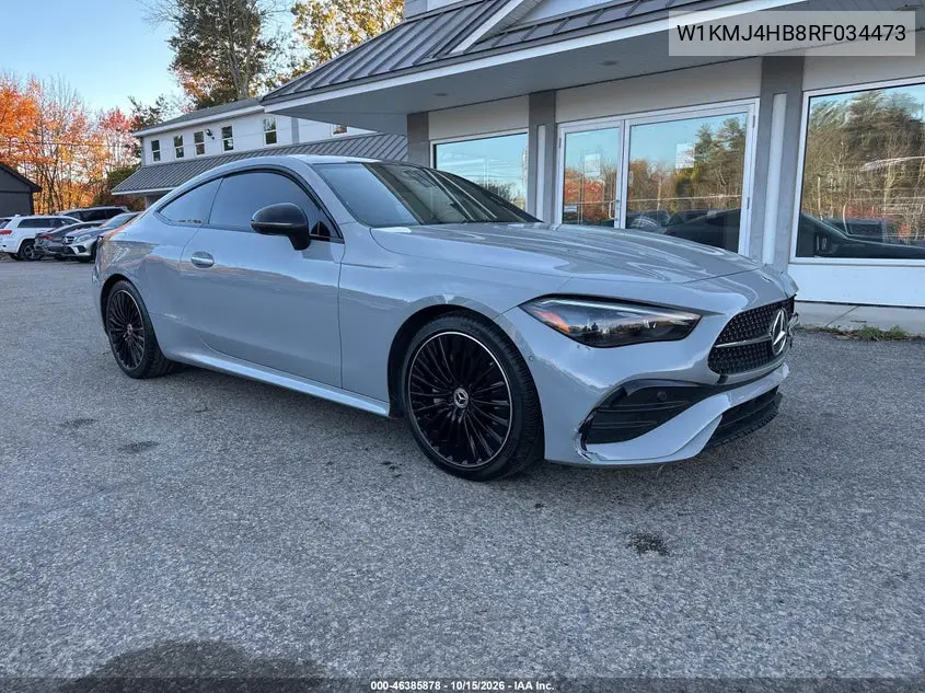 MERCEDES CLE-KLASSE 2024, VIN W1KMJ4HB8RF034473