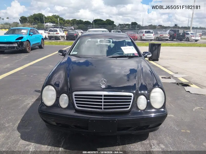 2001 MERCEDES CLK-KLASSE VIN WDBLJ65G51F182181 — фото 12