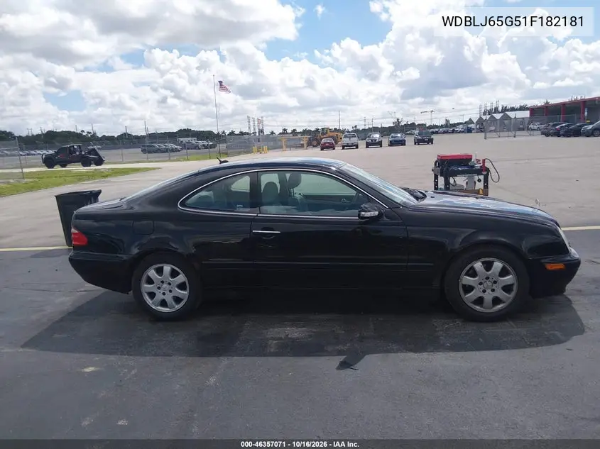 2001 MERCEDES CLK-KLASSE VIN WDBLJ65G51F182181 — фото 13