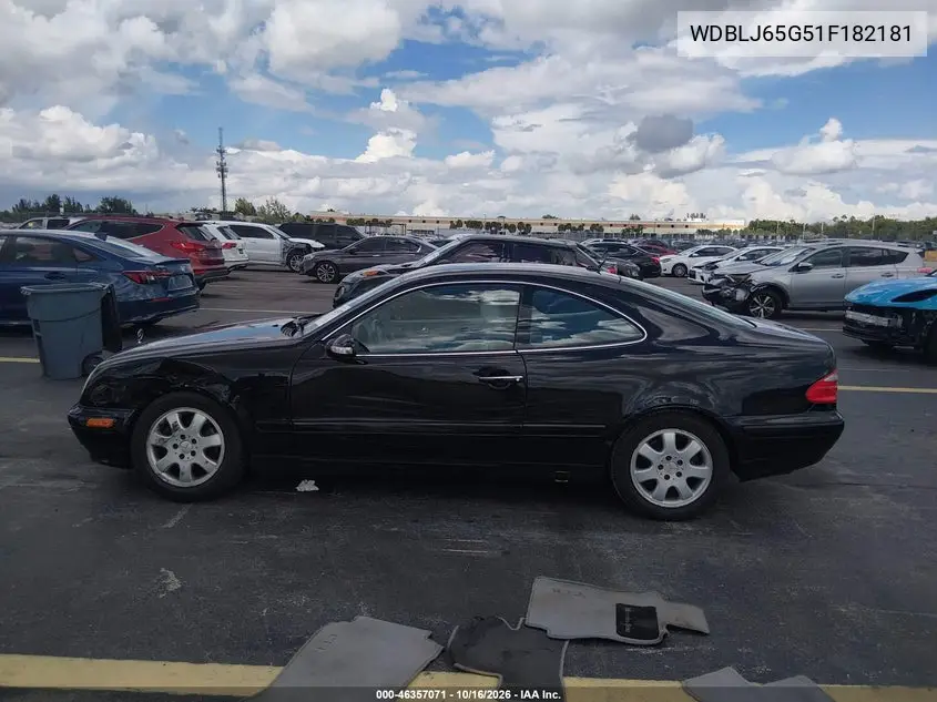 2001 MERCEDES CLK-KLASSE VIN WDBLJ65G51F182181 — фото 14