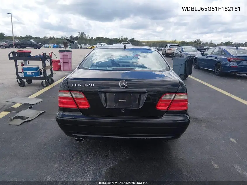 2001 MERCEDES CLK-KLASSE VIN WDBLJ65G51F182181 — фото 16