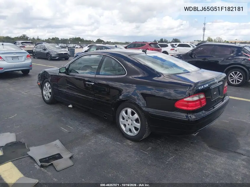 2001 MERCEDES CLK-KLASSE VIN WDBLJ65G51F182181 — фото 3