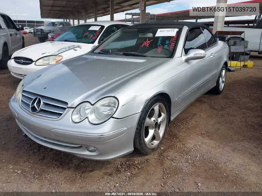 2005 MERCEDES CLK-KLASSE VIN WDBTK65G15T039720 — фото 2