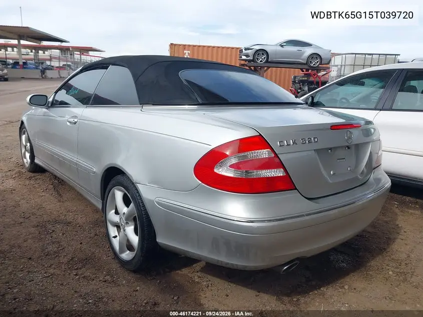 2005 MERCEDES CLK-KLASSE VIN WDBTK65G15T039720 — фото 3