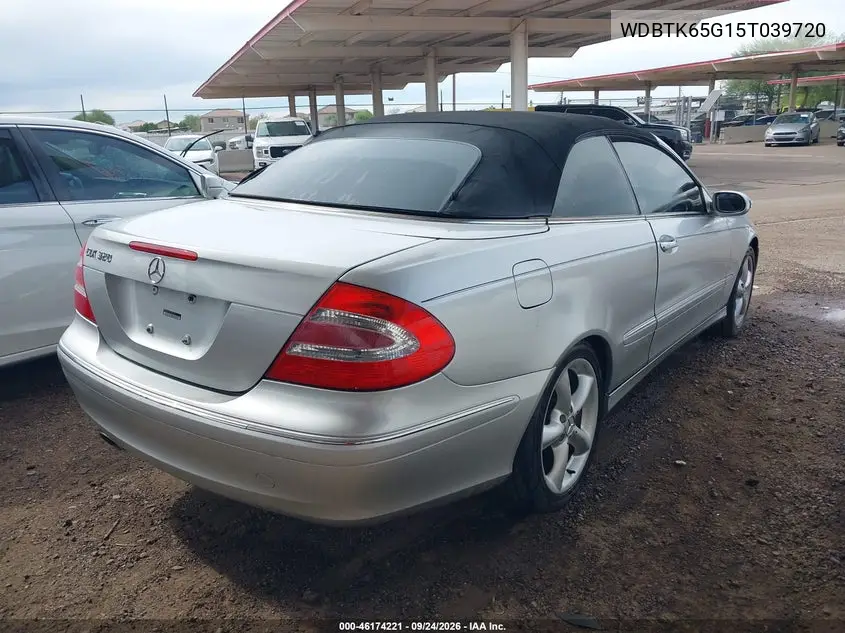 2005 MERCEDES CLK-KLASSE VIN WDBTK65G15T039720 — фото 4