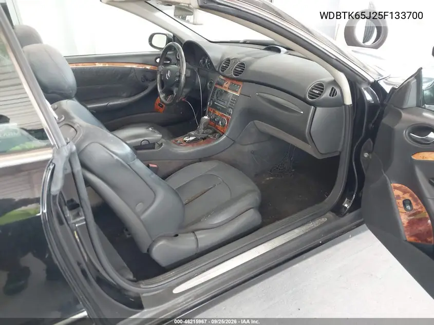 2005 MERCEDES CLK-KLASSE VIN WDBTK65J25F133700 — фото 5