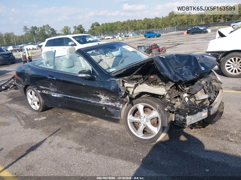 MERCEDES CLK-KLASSE 2005, VIN WDBTK65JX5F163589