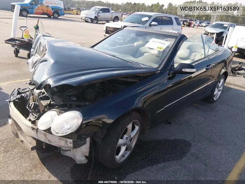 2005 MERCEDES CLK-KLASSE VIN WDBTK65JX5F163589 — фото 2