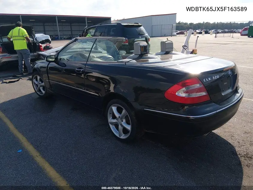 2005 MERCEDES CLK-KLASSE VIN WDBTK65JX5F163589 — фото 3