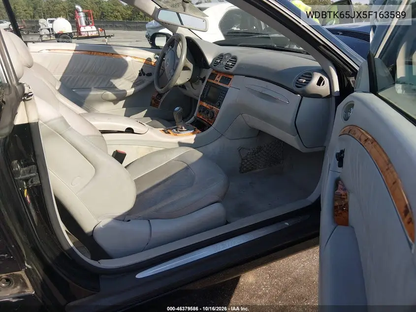 2005 MERCEDES CLK-KLASSE VIN WDBTK65JX5F163589 — фото 5