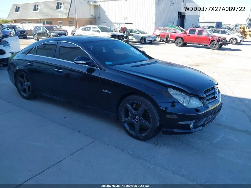 MERCEDES CLS-KLASSE AMG 2007, VIN WDDDJ77X27A089722