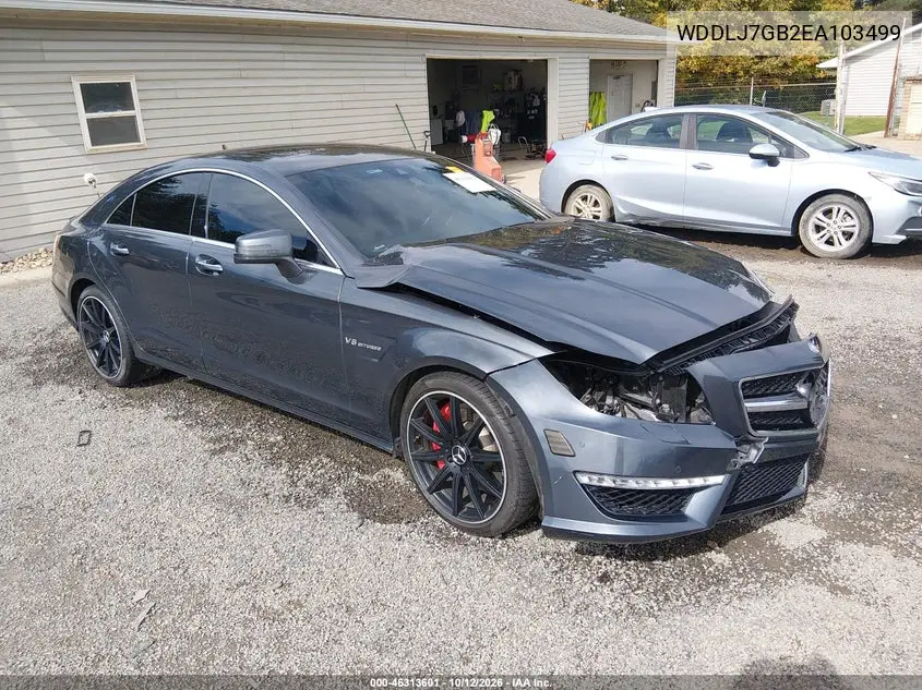 MERCEDES CLS-KLASSE AMG 2014, VIN WDDLJ7GB2EA103499
