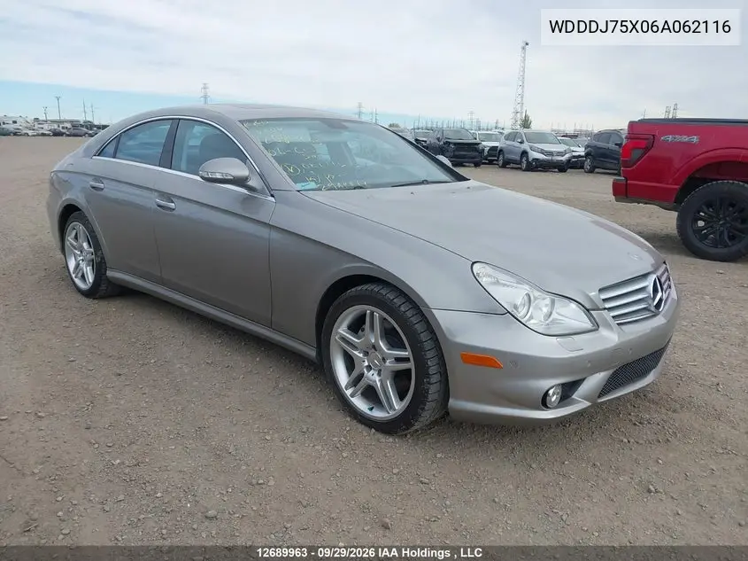 MERCEDES CLS-KLASSE 2006, VIN WDDDJ75X06A062116