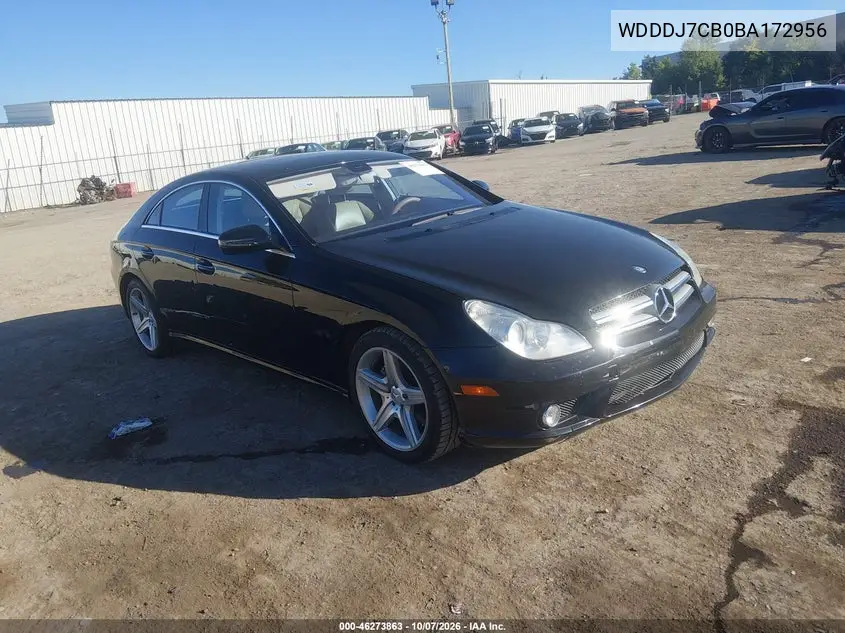 MERCEDES CLS-KLASSE 2011, VIN WDDDJ7CB0BA172956