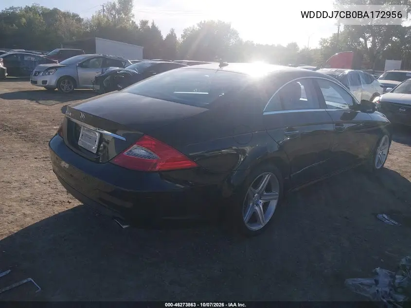 2011 MERCEDES CLS-KLASSE VIN WDDDJ7CB0BA172956 — фото 4