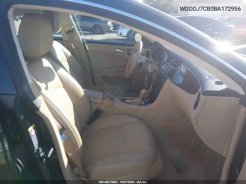 2011 MERCEDES CLS-KLASSE VIN WDDDJ7CB0BA172956 — фото 5
