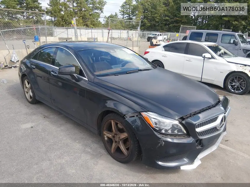 MERCEDES CLS-KLASSE 2016, VIN WDDLJ6HB6GA178038