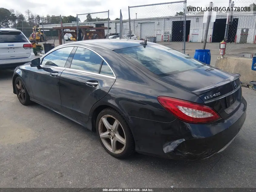 2016 MERCEDES CLS-KLASSE VIN WDDLJ6HB6GA178038 — фото 3