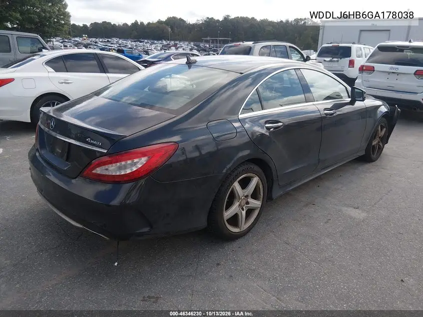 2016 MERCEDES CLS-KLASSE VIN WDDLJ6HB6GA178038 — фото 4