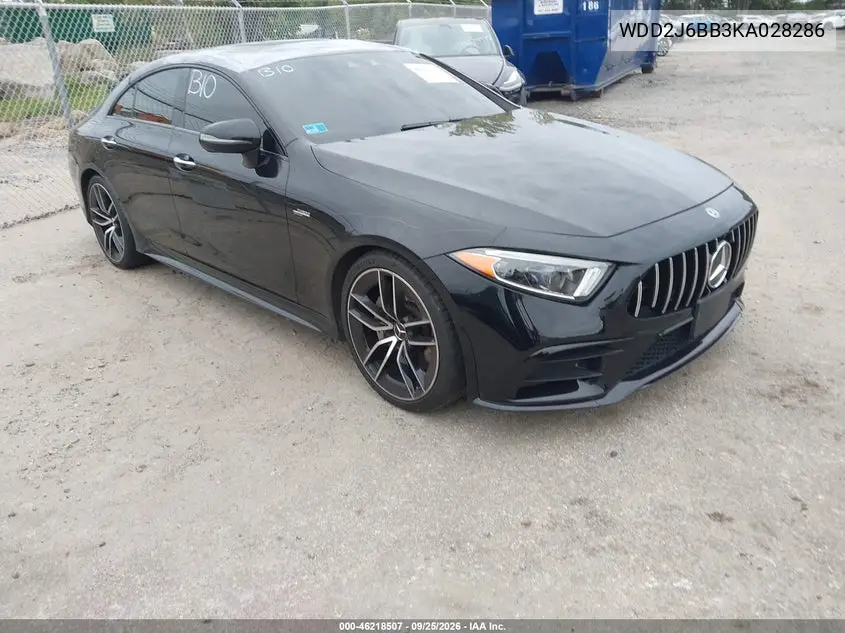 MERCEDES CLS-KLASSE 2019, VIN WDD2J6BB3KA028286