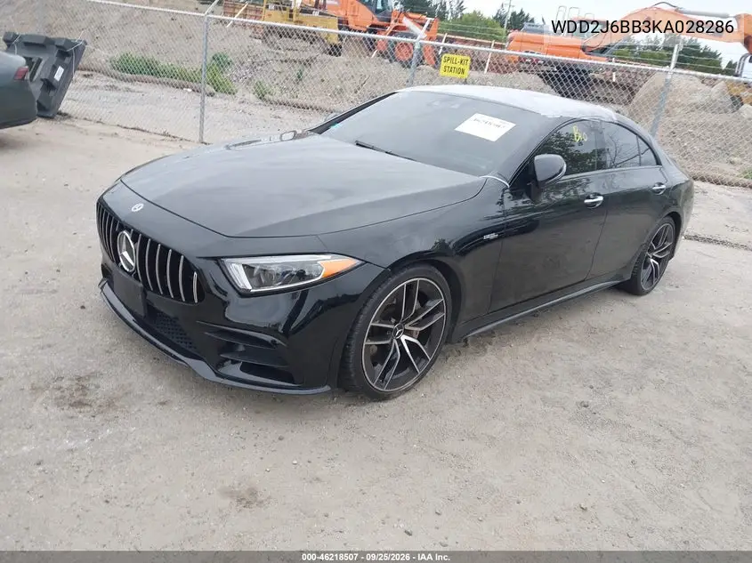 2019 MERCEDES CLS-KLASSE VIN WDD2J6BB3KA028286 — фото 2
