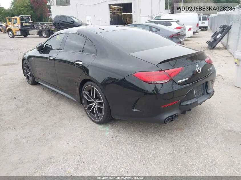 2019 MERCEDES CLS-KLASSE VIN WDD2J6BB3KA028286 — фото 3