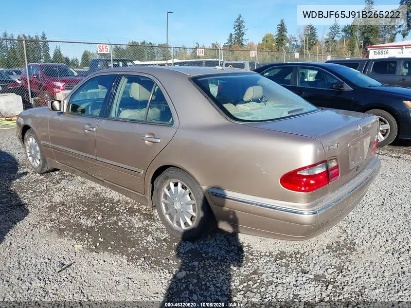2001 MERCEDES E-KLASSE VIN WDBJF65J91B265222 — фото 3