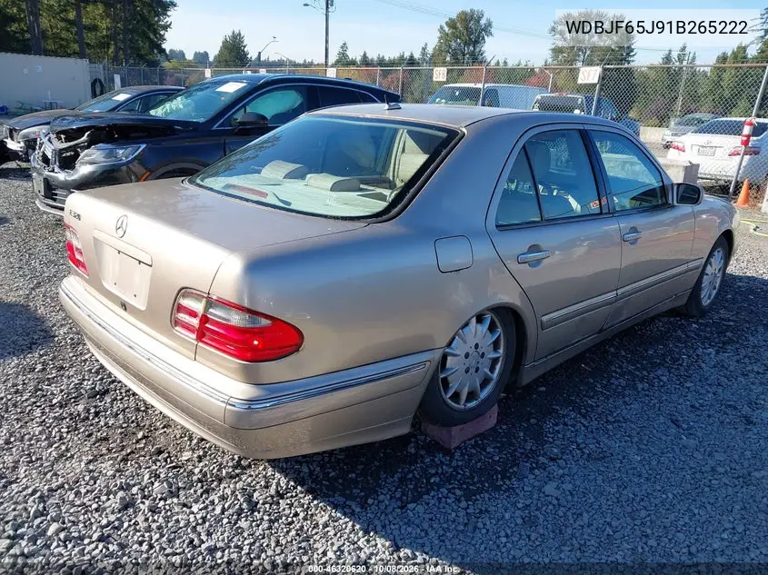 2001 MERCEDES E-KLASSE VIN WDBJF65J91B265222 — фото 4