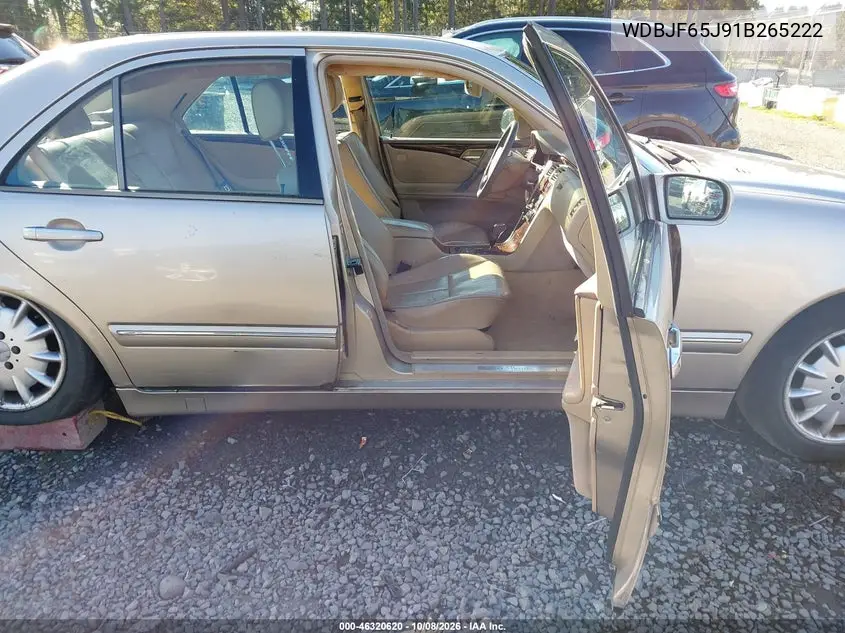 2001 MERCEDES E-KLASSE VIN WDBJF65J91B265222 — фото 5