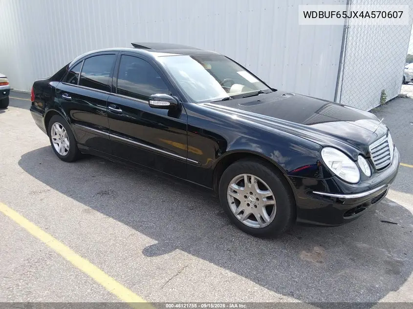 MERCEDES E-KLASSE 2004, VIN WDBUF65JX4A570607