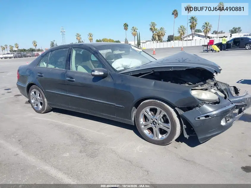 MERCEDES E-KLASSE 2004, VIN WDBUF70J64A490881