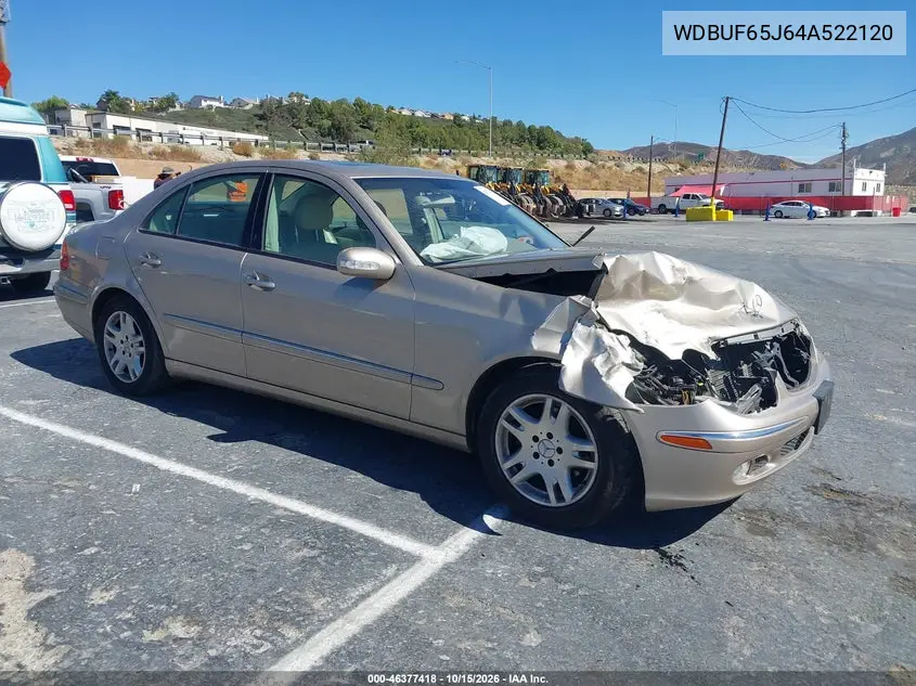 MERCEDES E-KLASSE 2004, VIN WDBUF65J64A522120