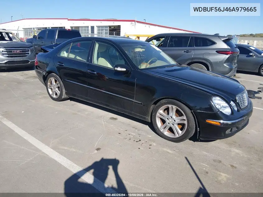 MERCEDES E-KLASSE 2006, VIN WDBUF56J46A979665