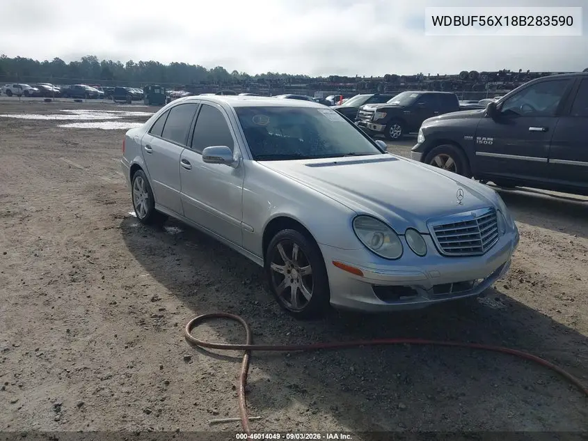MERCEDES E-KLASSE 2008, VIN WDBUF56X18B283590