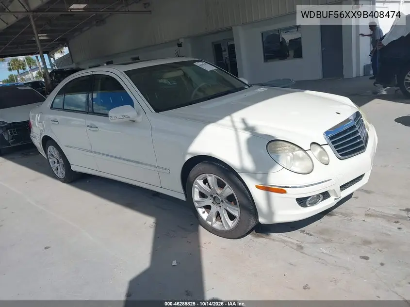 MERCEDES E-KLASSE 2009, VIN WDBUF56XX9B408474