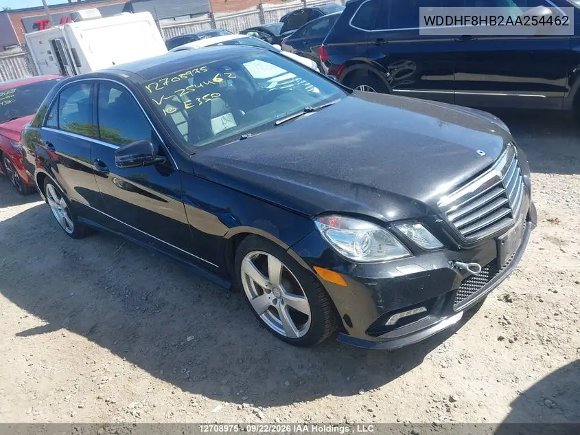 MERCEDES E-KLASSE 2010, VIN WDDHF8HB2AA254462