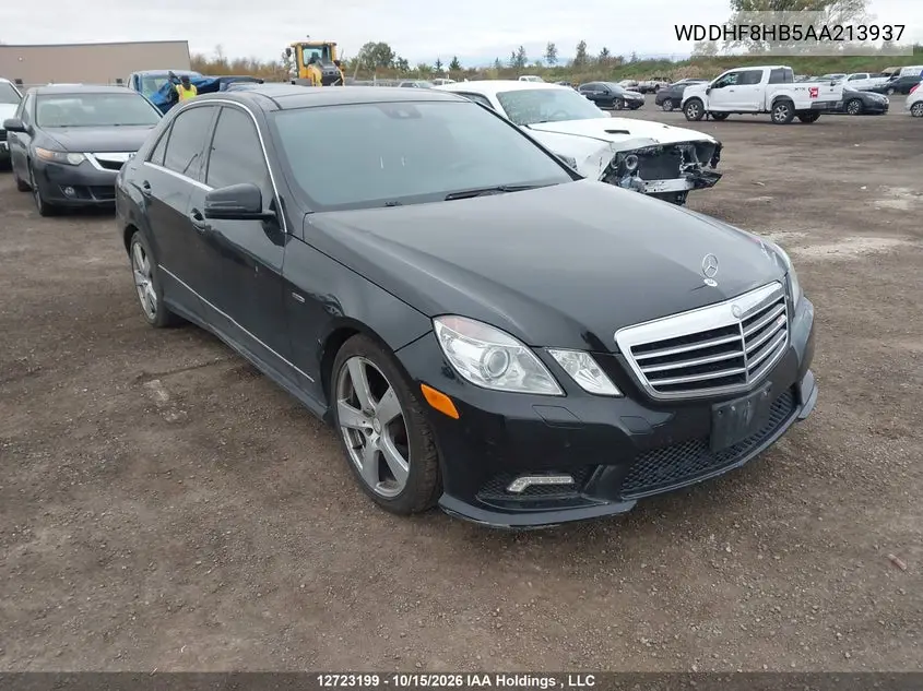 MERCEDES E-KLASSE 2010, VIN WDDHF8HB5AA213937