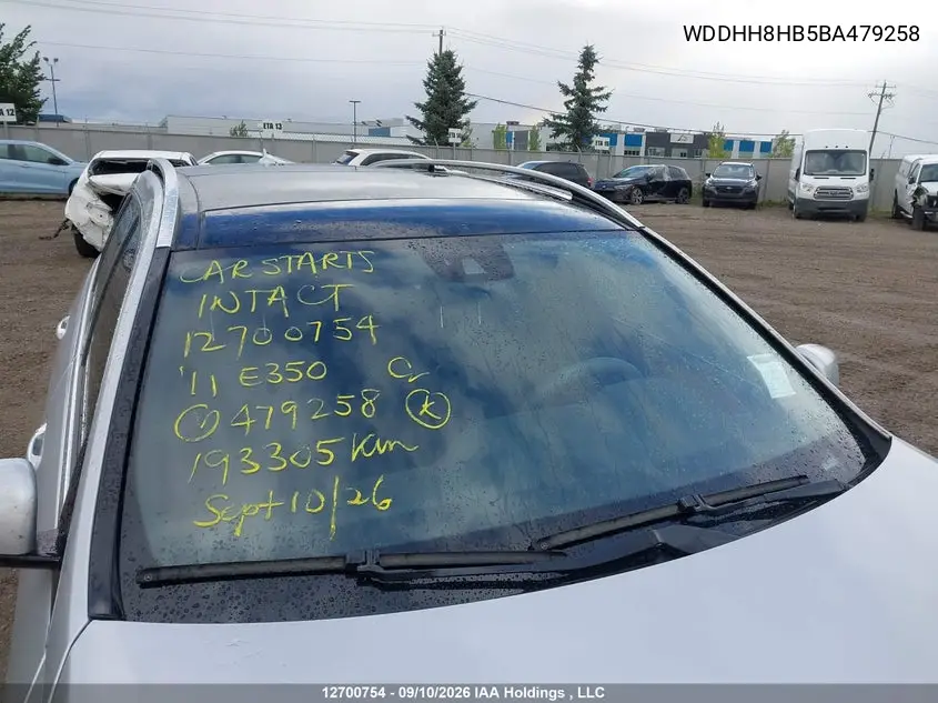 2011 MERCEDES E-KLASSE VIN WDDHH8HB5BA479258 — фото 17
