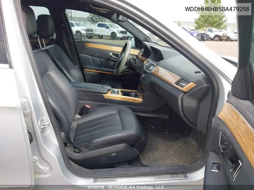2011 MERCEDES E-KLASSE VIN WDDHH8HB5BA479258 — фото 5